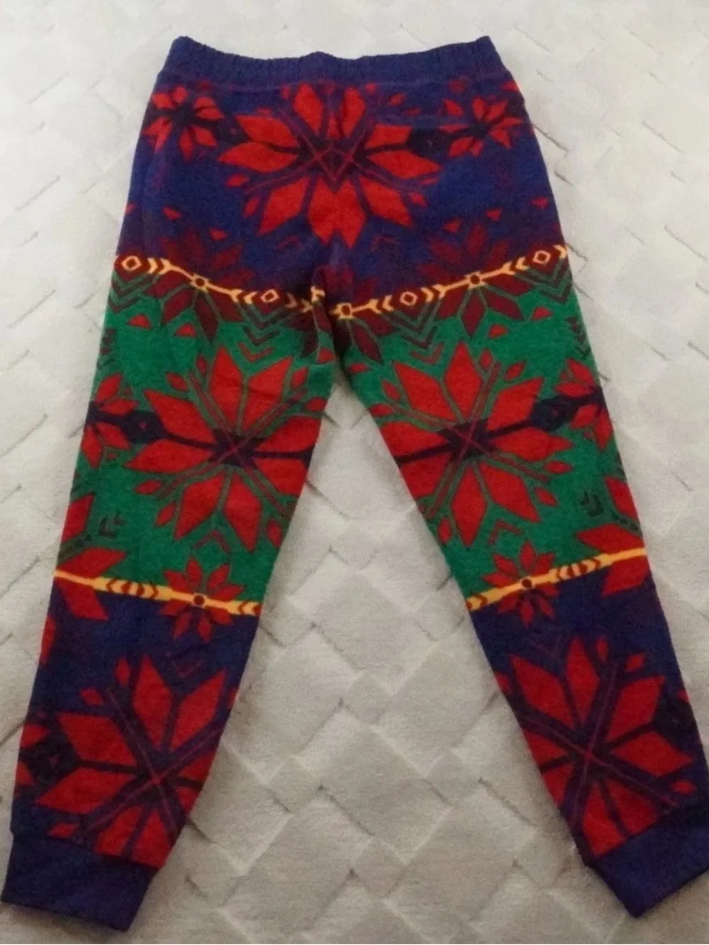 Polo Ralph Lauren Fair Isle Fleece Jogger Pant Mens Medium Multi Color